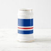 Kaapverdische vlag bierpul (Center)