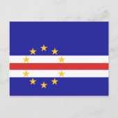 Kaapverdische vlag briefkaart (Voorkant)