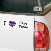 Kaapverdische vlag bumpersticker (Op Truck)