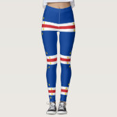 Kaapverdische vlag leggings (Voorkant)
