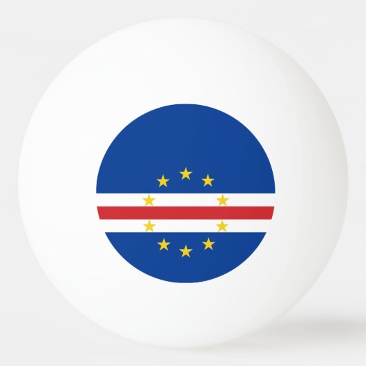 Kaapverdische vlag pingpongballen (Voorkant)