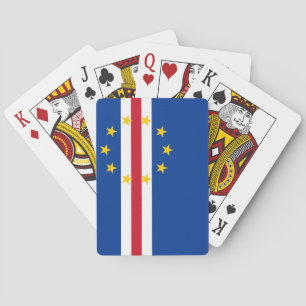 Kaapverdische vlag pokerkaarten