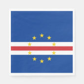 Kaapverdische vlag servet (Voorkant)