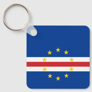 Kaapverdische vlag sleutelhanger
