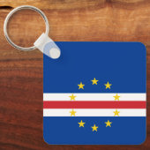 Kaapverdische vlag sleutelhanger (Voorkant)