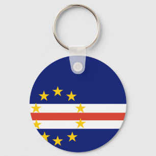 Kaapverdische vlag sleutelhanger