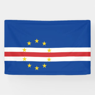 Kaapverdische vlag spandoek