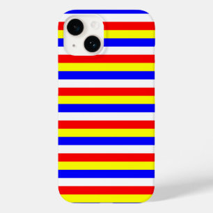 Kaapverdische vlag strepen land patroon symbool Case-Mate iPhone 14 hoesje