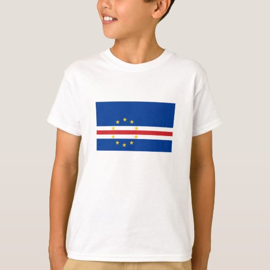 Kaapverdische vlag t-shirt (Voorkant)