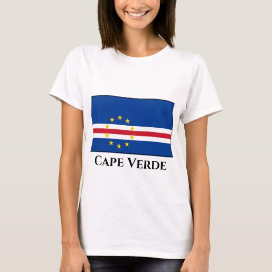 Kaapverdische vlag t-shirt (Voorkant)