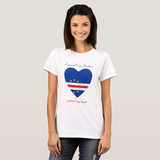 Kaapverdische vlag T-Shirt (Voorkant volledig)