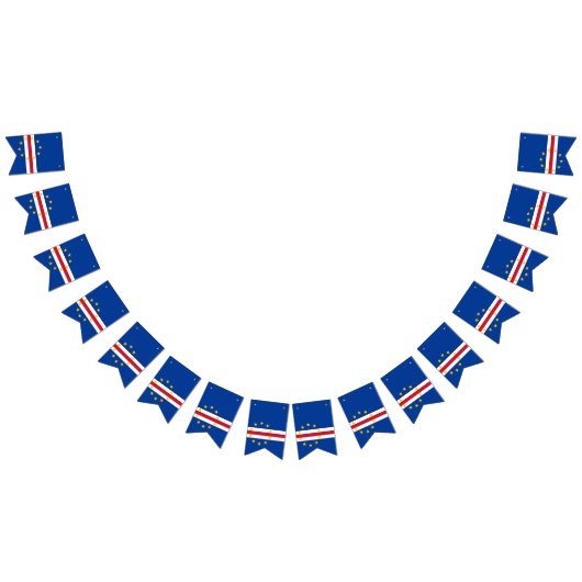 Kaapverdische vlag vlaggetjes (Alle)