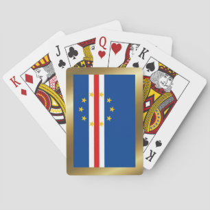Kaapverdische vlagspelkaarten pokerkaarten