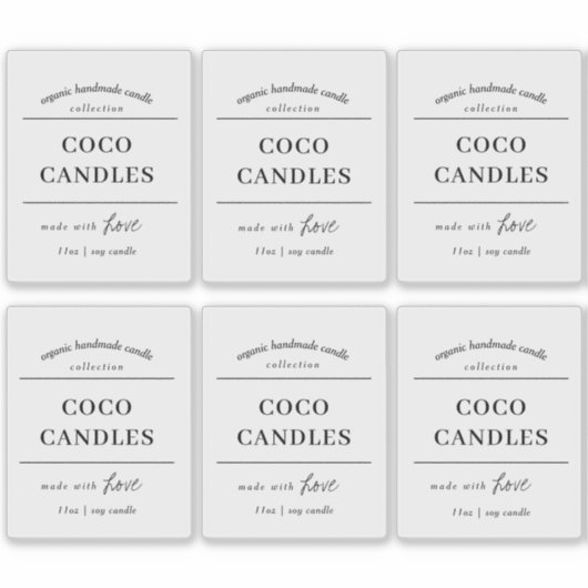 Kaaretiket Transparante vormgeving van vinyl Sticker (Voorkant)