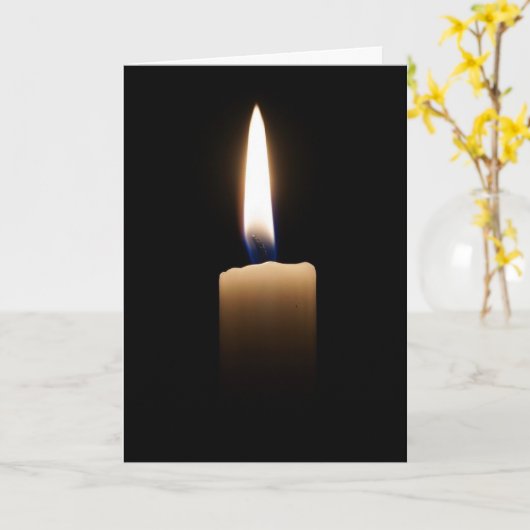 Kaarlicht Kaart (Gele Bloem)