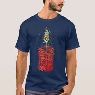Kaars Advent Krans Advent Kerstmis T-shirt