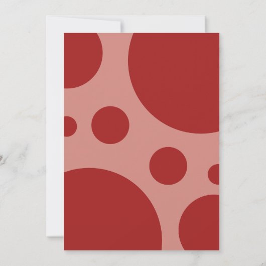 Kaars en aardbeien 1e verjaardag roze en rood kaart (Achterkant)