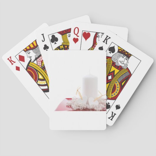 Kaars & Harten Speelkaarten (Achterkant)