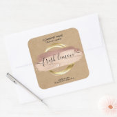 Kaars het moderne abstracte etiket van het product (Envelop)