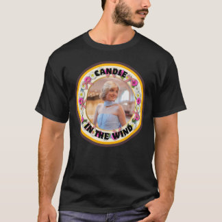 Kaars in de wind Dark Mannen T-shirt