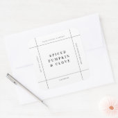 Kaars Product Label Sticker Handgemaakte Zakelijke (Envelop)