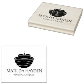 Kaars Small Business Packaging Rubberstempel (Gestempeld)