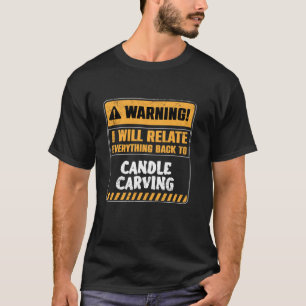 Kaars snijden t-shirt