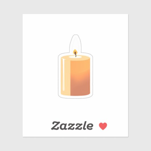 Kaars Sticker (Vel)