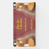 Kaarsen Aangepaste naam Banner Signaal (Verticaal)