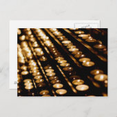 kaarsen briefkaart (Voorkant / Achterkant)