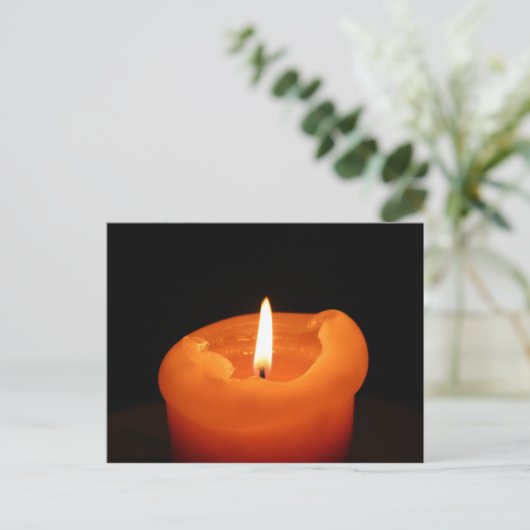 Kaarsen Briefkaart (Staand voorkant)