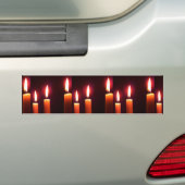 kaarsen bumpersticker (Op auto)