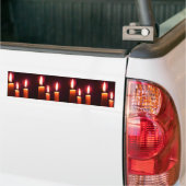 kaarsen bumpersticker (Op Truck)