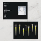 Kaarsen - Chubby Visitekaartje (Voorkant / Achterkant)