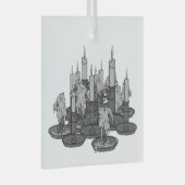 kaarsen glas ornament (Voorkant Rechts)