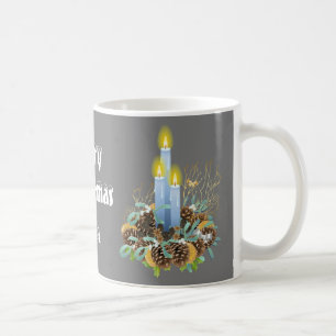 Kaarsen Koekjes Whimsical Magical Snow Xmas Koffiemok