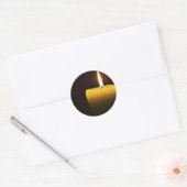 Kaarsen Ronde Sticker (Envelop)