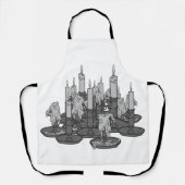 kaarsen schort (Voorkant)