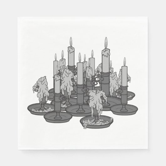 kaarsen servet (Voorkant)