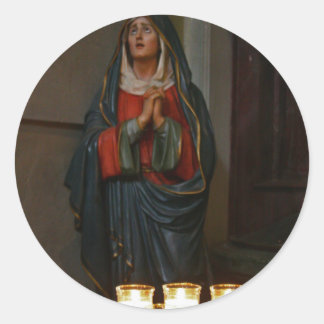 Kaarsen van Hoop [Kerstmis] Ronde Sticker