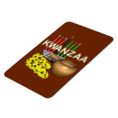 kaarsen van Kwanzaa - Magneet (Linkerzijde)