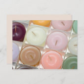 kaarsfeest ansichtkaart briefkaart (Voorkant / Achterkant)