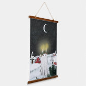 kaarslicht hangend wandkleed (Gebogen)