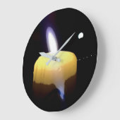 Kaarslicht wandklok grote klok (Hoek)