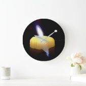 Kaarslicht wandklok grote klok (Huis)