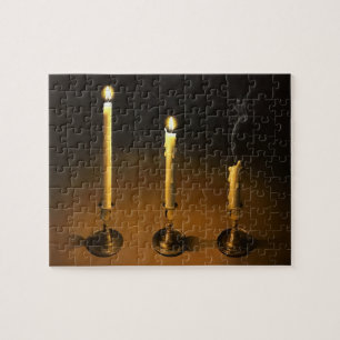 kaarsschilderpuzzel legpuzzel