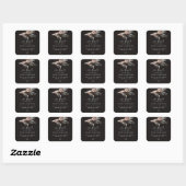 Kaarsstickers Vierkante Sticker (Vel)