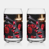 Kaarsverlichte Romance Drinkware Set Blikvorm Glas (Rechts)