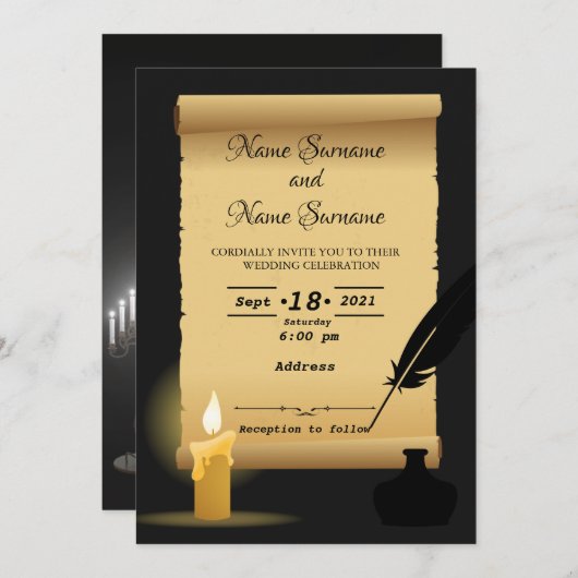 "" KAART (Voorkant / Achterkant)