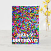 Kaart 104 van de verjaardag (Gele Bloem)